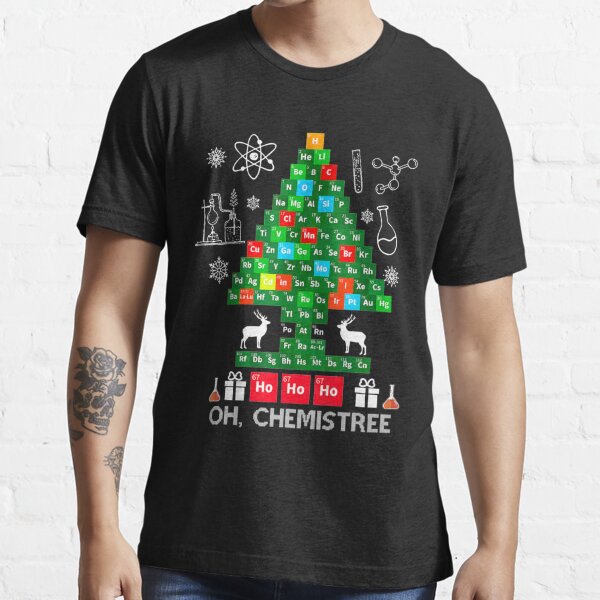 Oh Chemistry Christmas Tree Ugly Sweater Funny Pun Xmas 