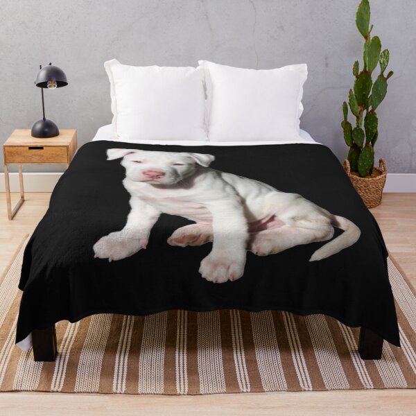 Item preview, White Argentine Bulldog designed and sold by verdelizoficial.