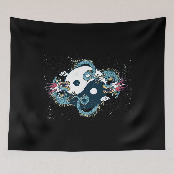 Item preview, Ying-Yang Lucky Dragon Chinese Fengshui Art designed and sold by Ofca.