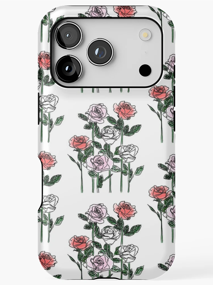 Thumbnail 1 of 4, iPhone Case, Colored Roses designed and sold by KayMR.