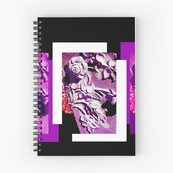 Item preview, Purple and Pink Concrete Roses Grave Photo at Historic Maple Hill Cemetery in Huntsville Alabama  designed and sold by Silver Sky by Janet.