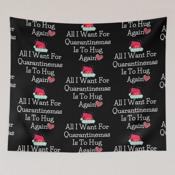 Item preview, All I Want For Quarantinemas Is To Hug Again designed and sold by EverythingCore.