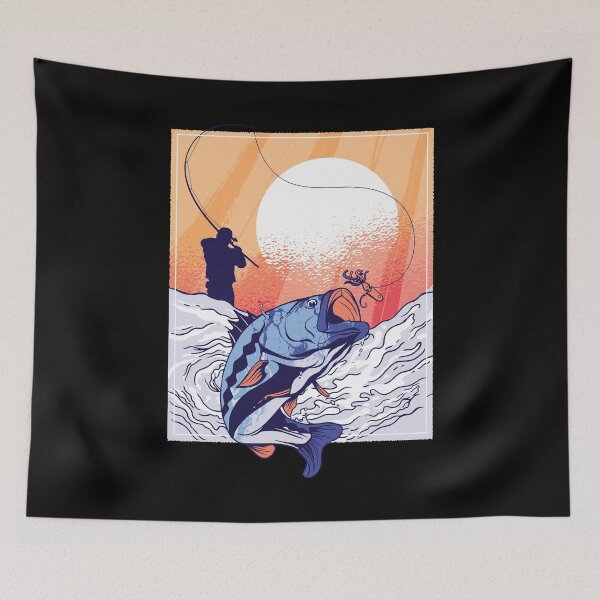 Item preview, Fisherman Fish Adventure Outdoor Nature and Sea Life designed and sold by Ofca.