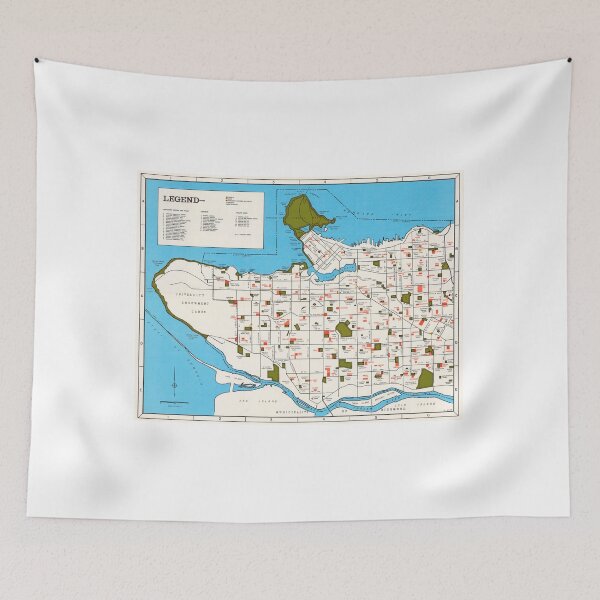 Item preview, Map of City of Vancouver showing schools, parks, community centres, libraries, health units designed and sold by FOVCA.