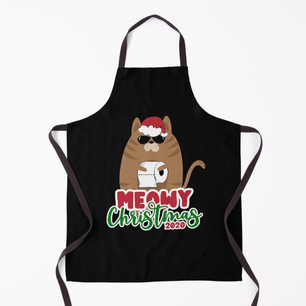 Artikelvorschau, MEOWY CHRISTMAS 2020 CUTE CAT QUARANTINE WEIHNACHTSDESIGN entworfen und verkauft von chris-ellis-art.