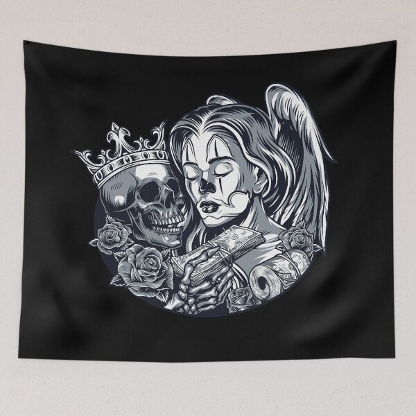 Item preview, Chicano Girl with a skull designed and sold by kalud-zoldyck.