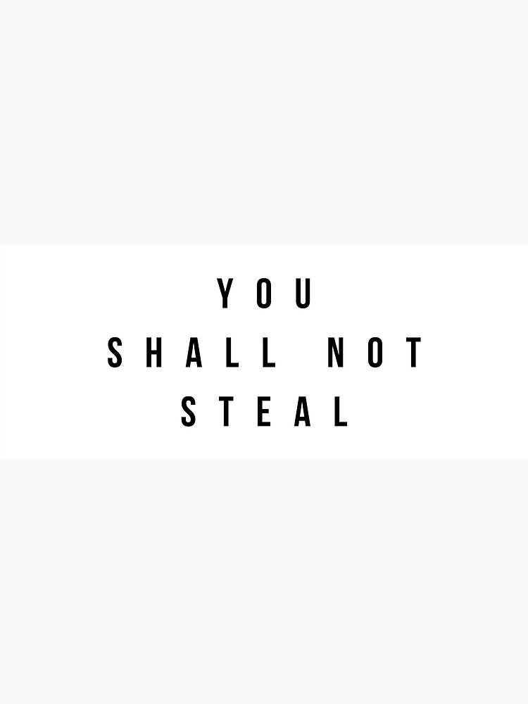 Jesus Christ You Shall Not Steal Sticker For Sale By Alias6 Redbubble 7122