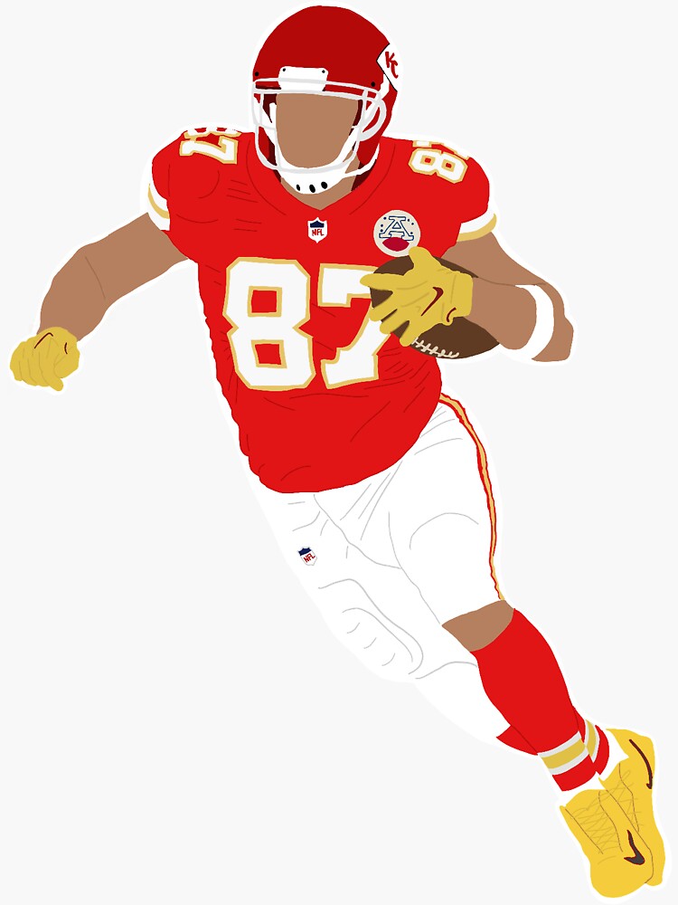 Travis Kelce' Sticker for Sale by emdawg11