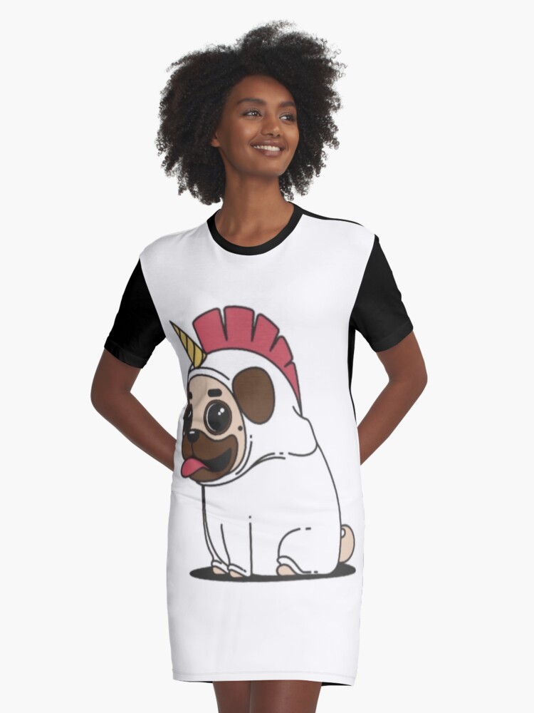 Dabbing Pug Dog Taco Pugicorn Tshirt Mexican Tacos Unicorn