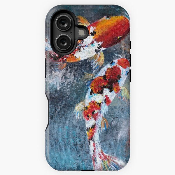 Vista previa del artículo con la obra «pez koi», diseñado y vendido por TiffanyRoy.