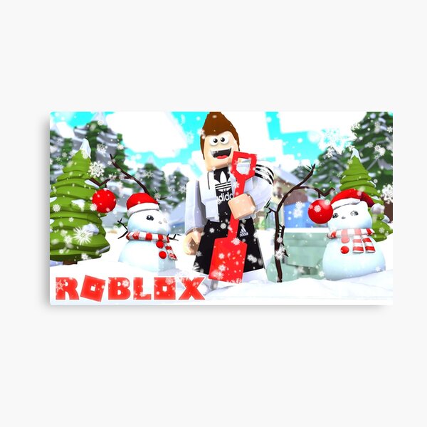 Roblox Wall Art Redbubble - jelly plays roblox with santa