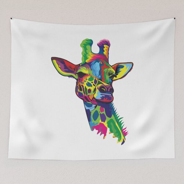 Item preview, Giraffe Colorful Artistic Design For People Who Love Giraffes designed and sold by NomYen ..