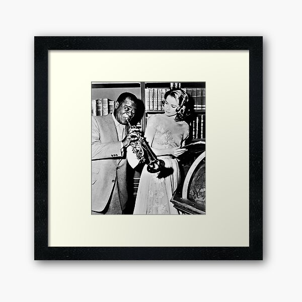 Vista previa del artículo con la obra «Louis Armstrong y Grace Kelly en la alta sociedad», diseñado y vendido por stayfree101.
