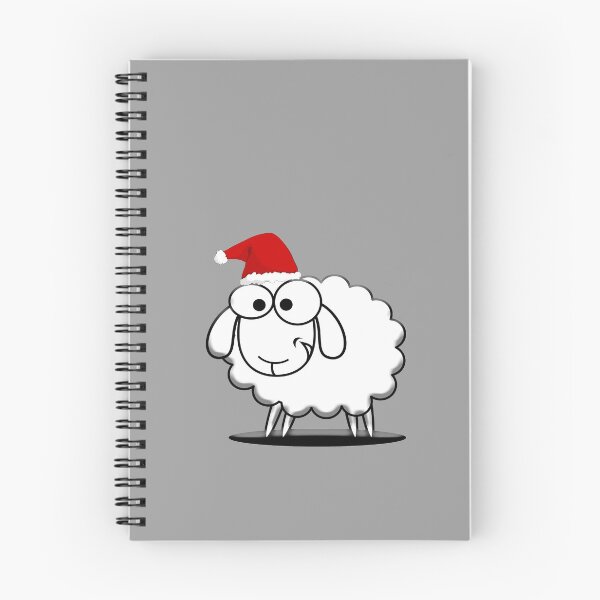 Item preview, Sheep Cute with Santa Hat Merry Christmas designed and sold by oxoxoxo.