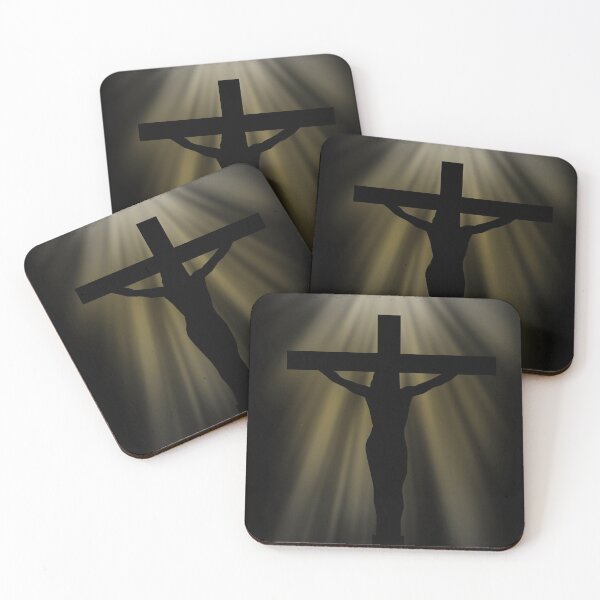 Item preview, Jesus on cross with rays of light coming down designed and sold by With My Hands By K.