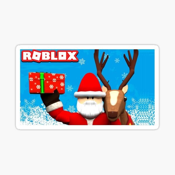 Roblox Video Game Stickers Redbubble - roblox edgy christmas song