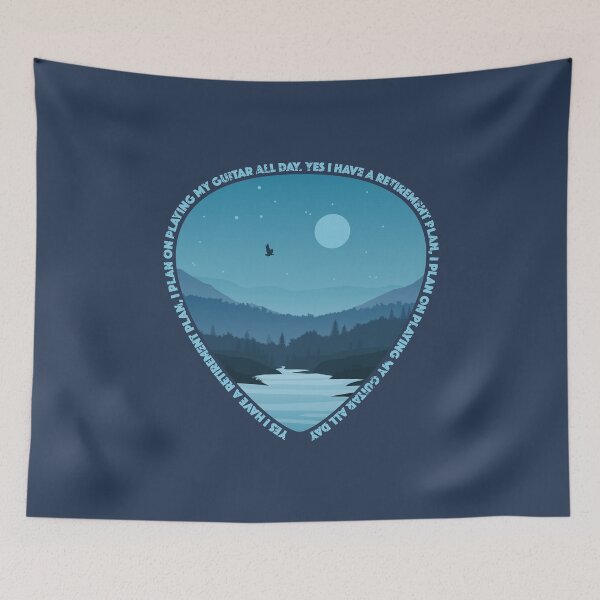 Item preview, Yes I Have A Retirement Plan, I Plan On Playing My Guitar All Day designed and sold by gitbox6.