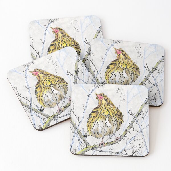 Item preview, Winter Thrush Singing in the Cold designed and sold by JulieSpriddle.