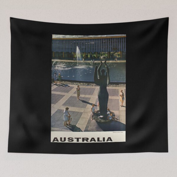 Item preview, retro classic Australia poster designed and sold by CorasPosters.