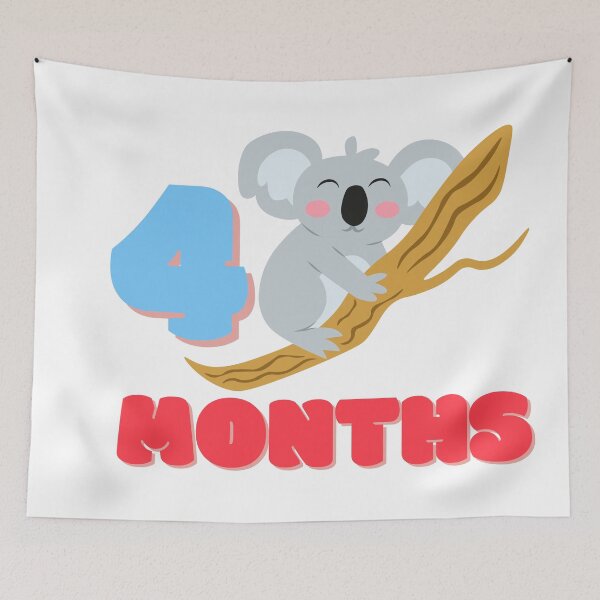 Item preview, Koala baby monthly milestone 4 month designed and sold by sully-boutique.