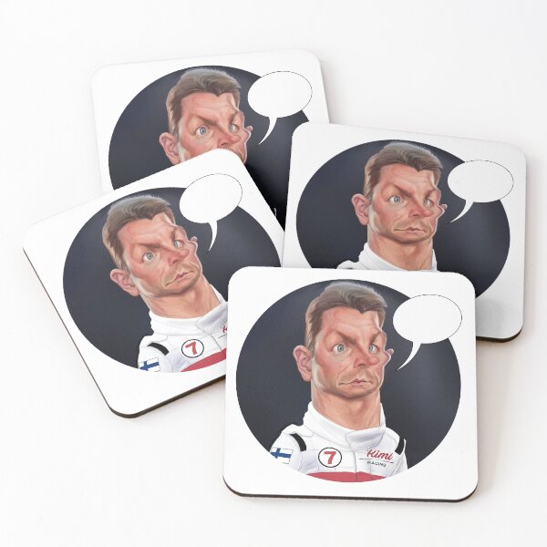 Item preview, Kimi Raikkonen "The Iceman" Cartoon Caricature designed and sold by AnthonyPascoe.