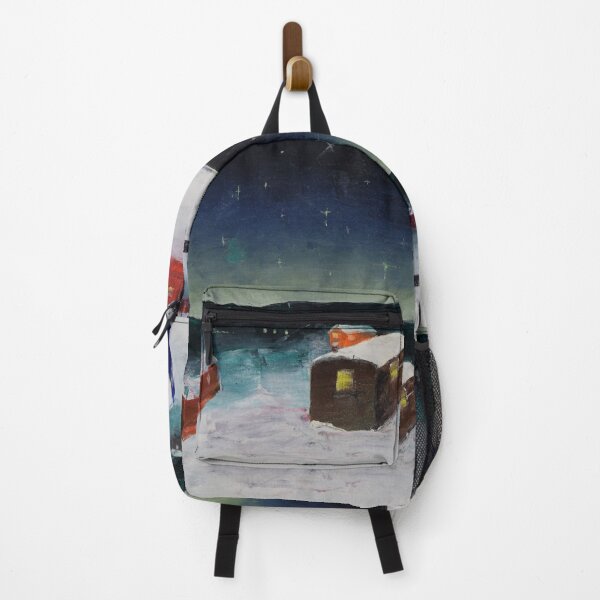 Item preview, Ice Fishing Huts at Night - North Bay Ontario designed and sold by Robert Link.