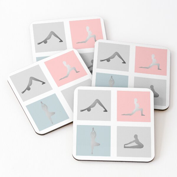 Item preview, Yoga Pose Screen Prints  - Yoga Sticker Pack, Home Decor by Christie Olstad designed and sold by Christie Olstad.