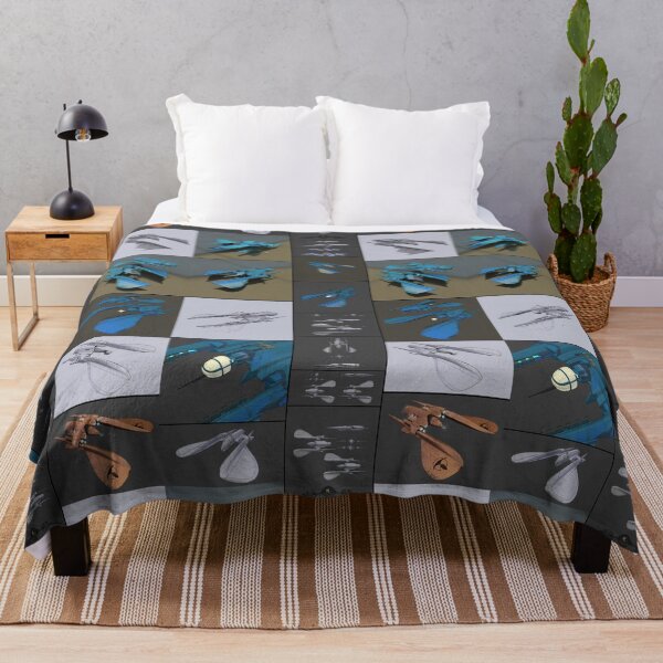 EVOLUTION OF THE RENEGADE MERCHANT Throw Blanket