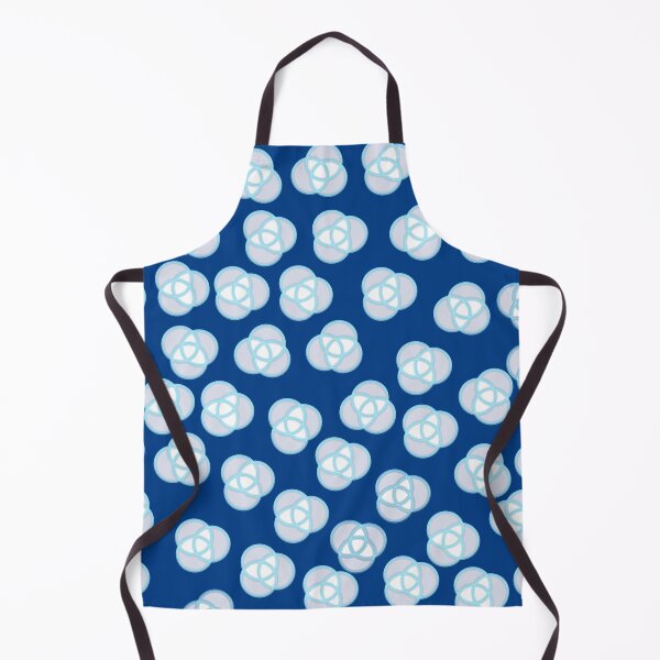 Item preview, Blue and White Circles Pattern with Blue Background designed and sold by Achily.