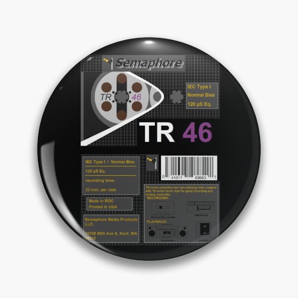Item preview, Semaphore Media LLC. TR 46 type 1 reel-to-reel cassette (front and back) designed and sold by B-96-J.