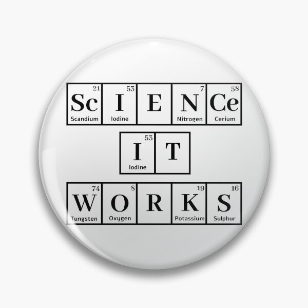 Item preview, Símbolos de elementos de Science It Works designed and sold by tinyteacups.