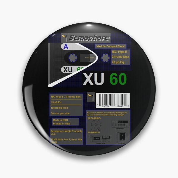 Item preview, Semaphore Media LLC. XU 60 type 2 cassette (front and back) designed and sold by B-96-J.