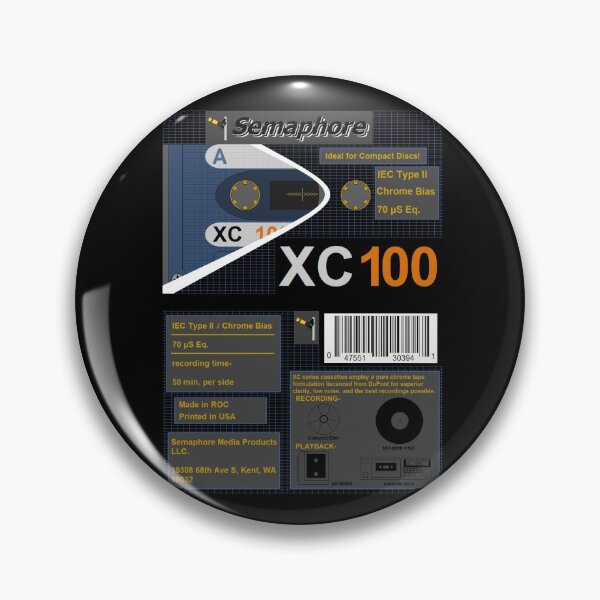 Item preview, Semaphore Media LLC. XC 100 type 2 cassette (front and back) designed and sold by B-96-J.
