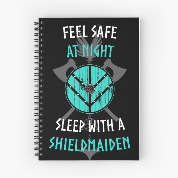 Item preview, FEEL SAFE AT NIGHT - SLEEP WITH A SHIELDMAIDEN designed and sold by ZhulaDesign.