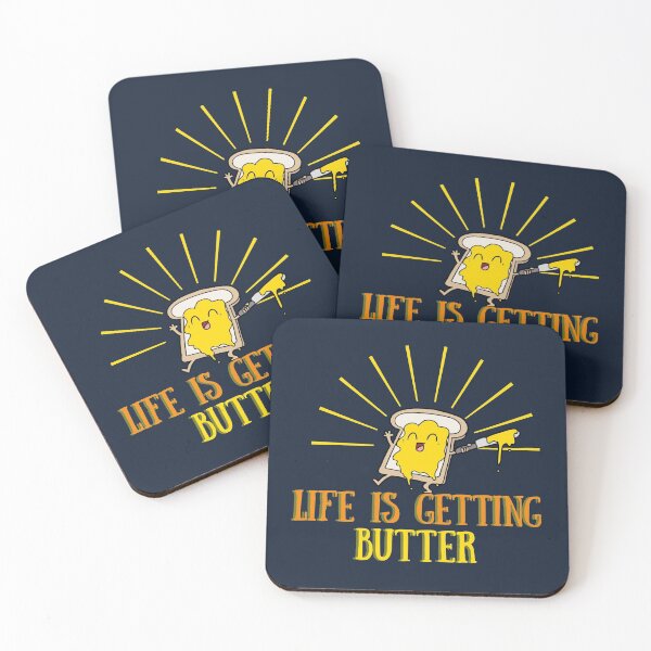 Item preview, Life Is Getting Butter designed and sold by casualism.