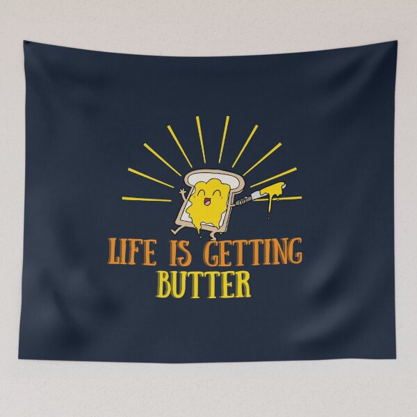 Item preview, Life Is Getting Butter designed and sold by casualism.