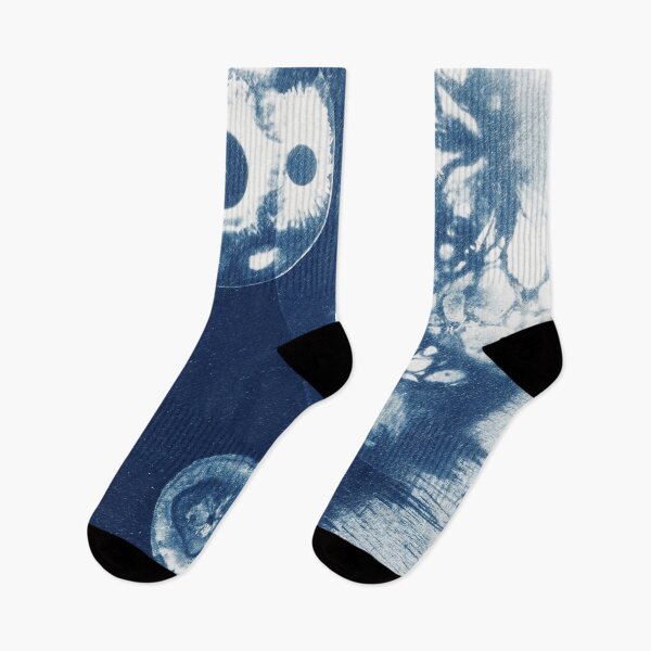 Item preview, Cyanotype Art Print Printmaking - Bacteria in Petri Dishes designed and sold by MKartss.