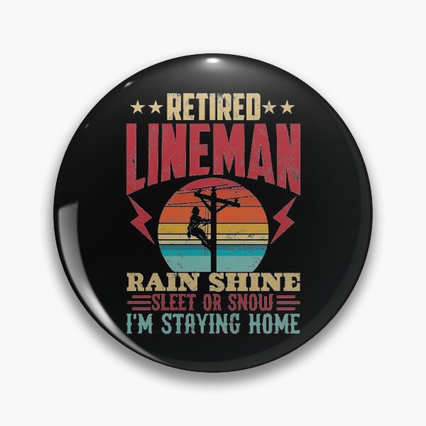 Item preview, Funny Retired Lineman For Retirement  designed and sold by allsquarestudio.