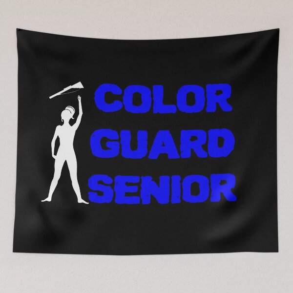 Item preview, Color Guard Senior - School Colors - Blue designed and sold by BandMomDesigns.