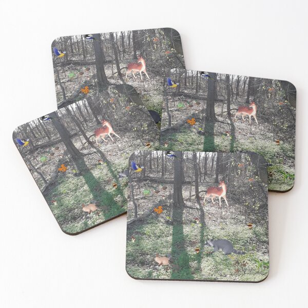 Item preview, Forest photograph with animal design designed and sold by Lorie Data.