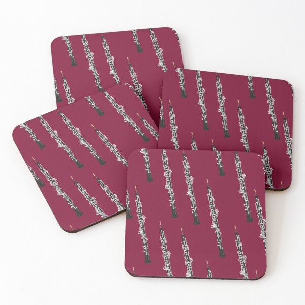 Item preview, Oboe on dark red designed and sold by kobyakov.