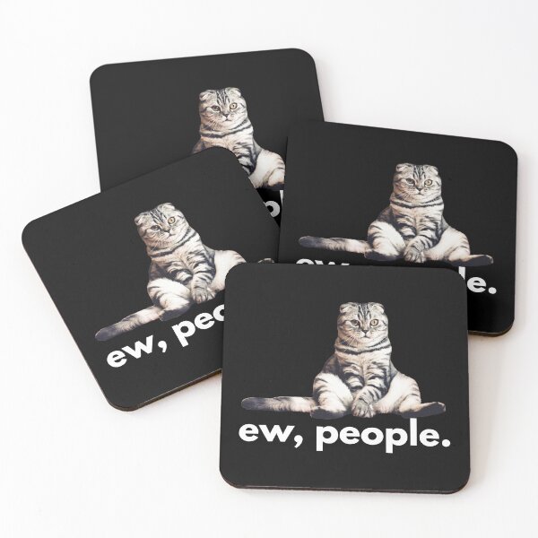 Item preview, Ew people. ewww cat designed and sold by stickmeok.