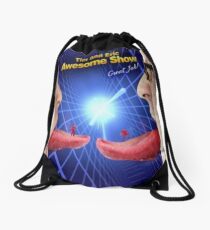 tim and eric awesome show Drawstring Bag