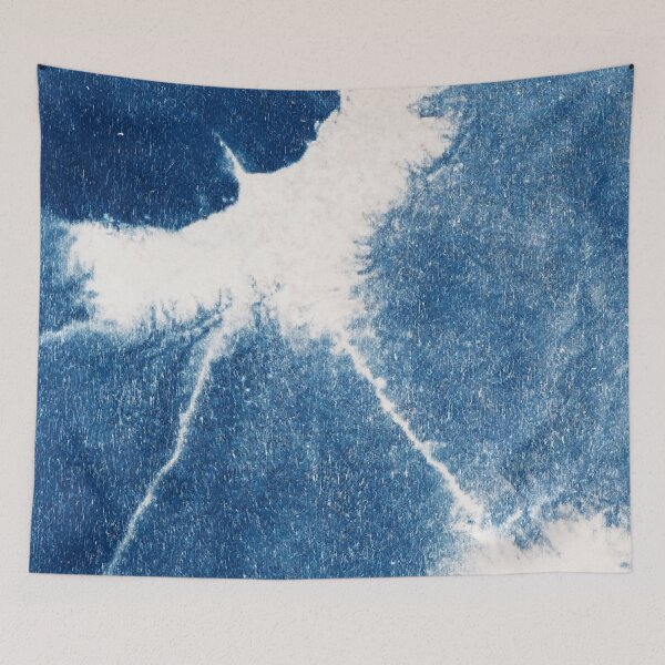 Item preview, Cyanotype Art Prints Printmaking - Petri Dish Biology designed and sold by MKartss.