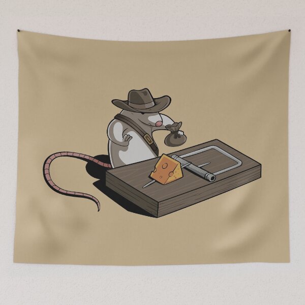Item preview, Mouse on an epic quest for cheese designed and sold by Cheesy06.