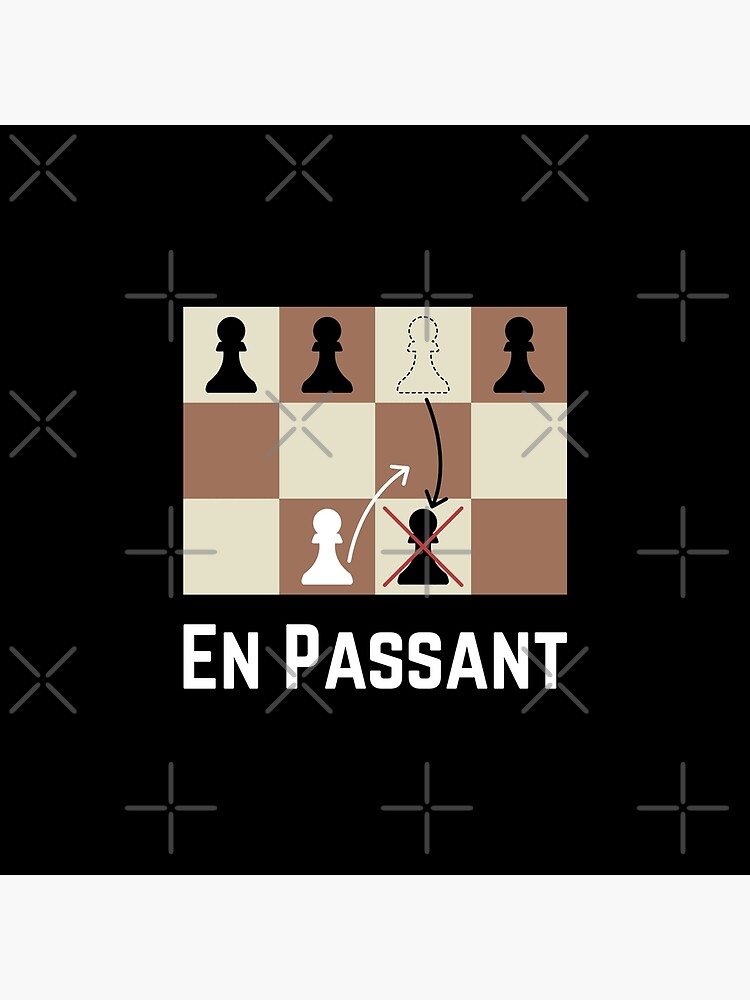 Thumbnail 4 of 4, Pillow, En Passant Chess Move designed and sold by ElectricFangs.