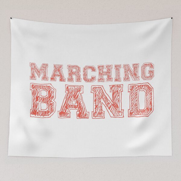Item preview, Marching Band - School Colors - Coral designed and sold by BandMomDesigns.