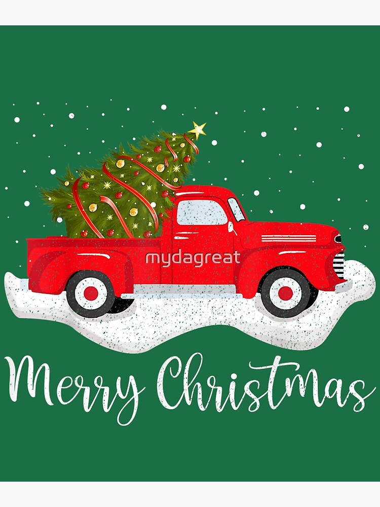 Red truck best sale christmas tree pajamas