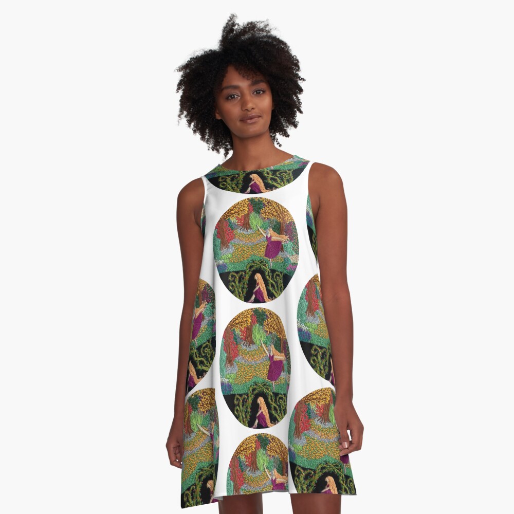 Item preview, A-Line Dress designed and sold by SewingSongbird.