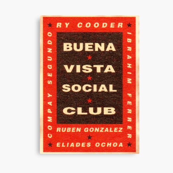 Buena Vista Social Club Canvas Print